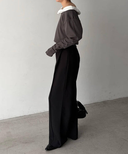 泡泡領 長袖T恤