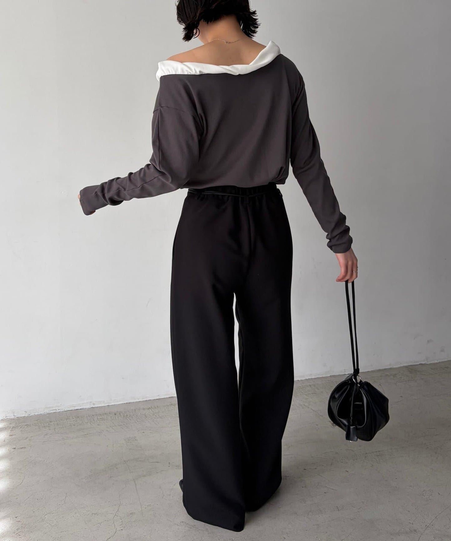 泡泡領 長袖T恤