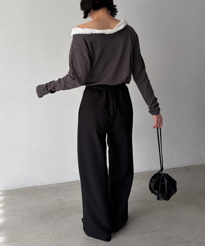 泡泡領 長袖T恤