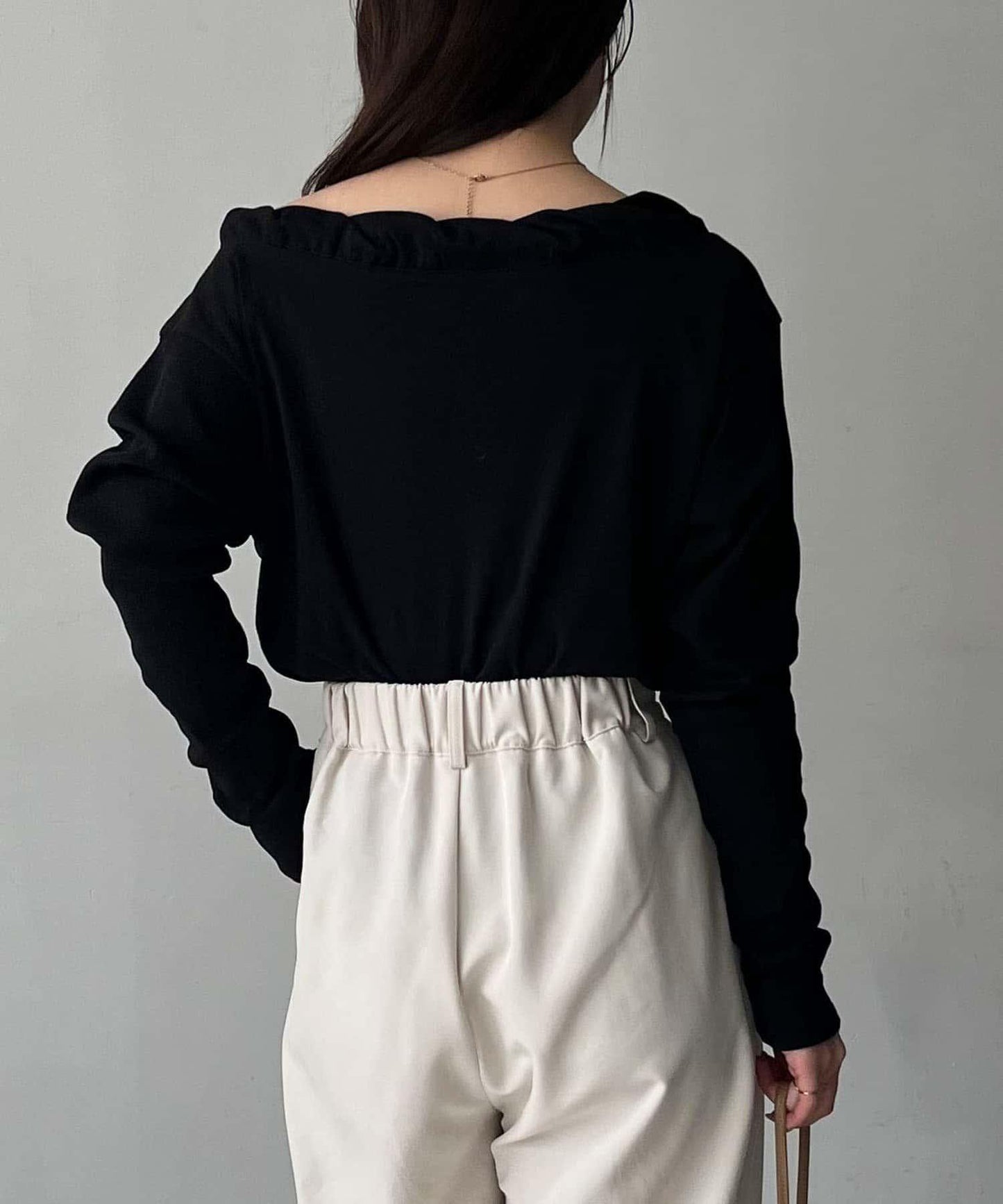 泡泡領 長袖T恤