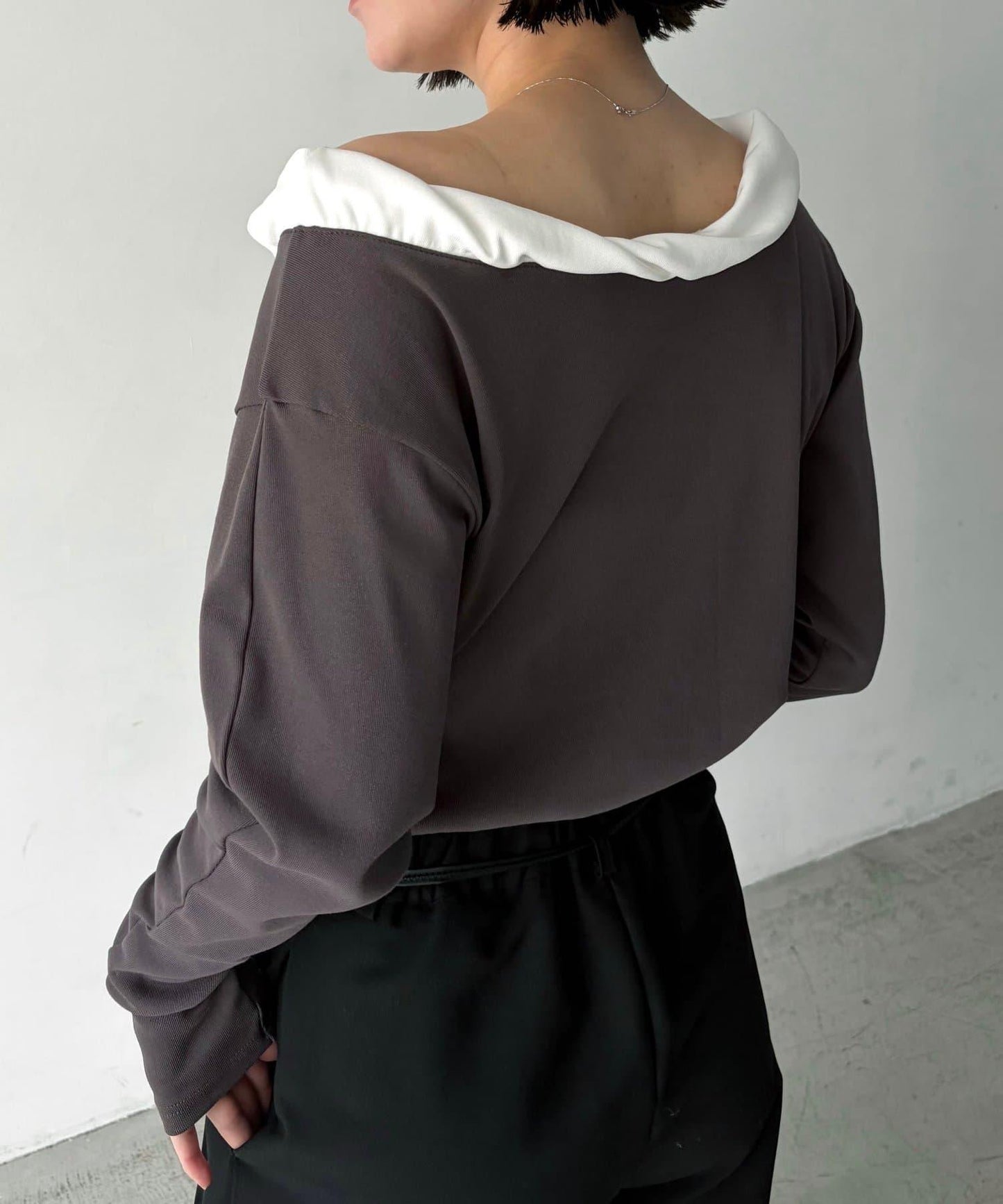 泡泡領 長袖T恤