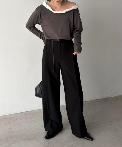 泡泡領 長袖T恤