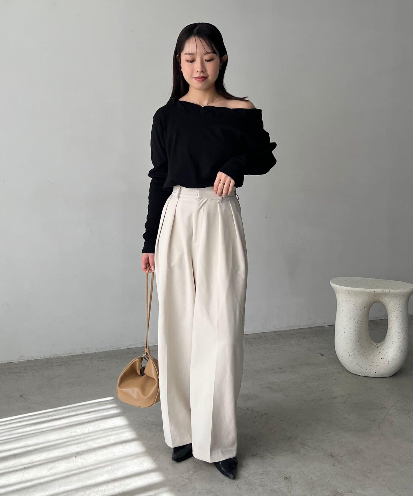 泡泡領 長袖T恤