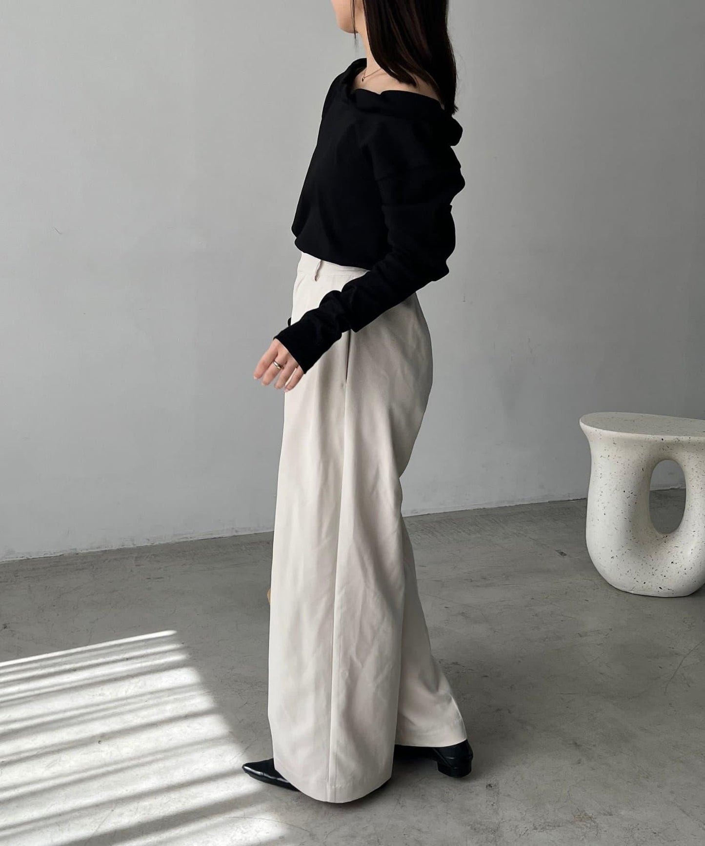 泡泡領 長袖T恤