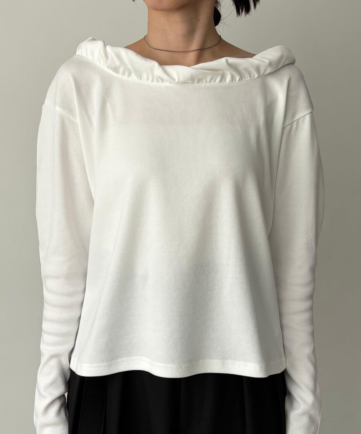 泡泡領 長袖T恤