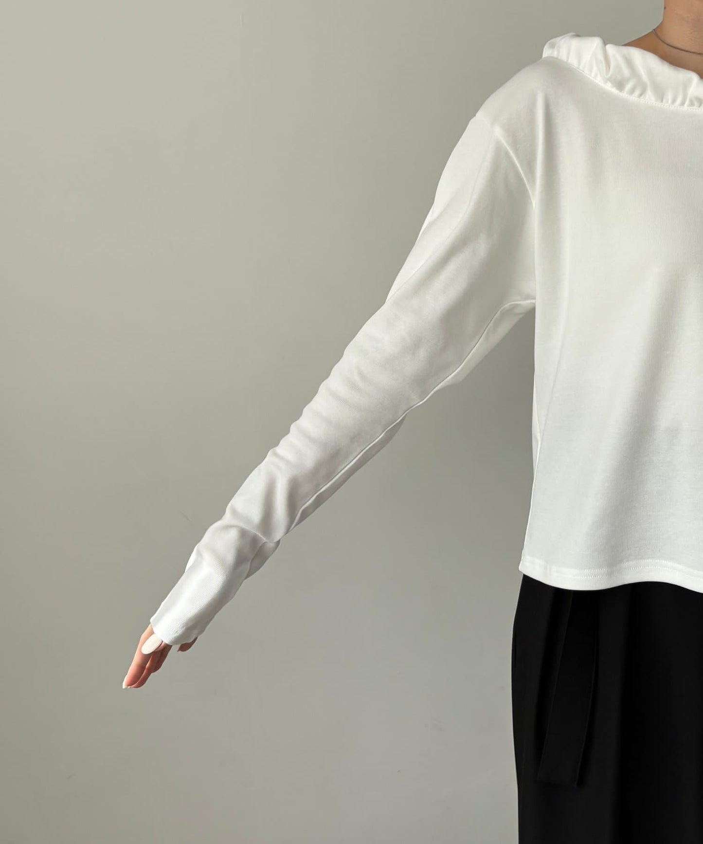 泡泡領 長袖T恤