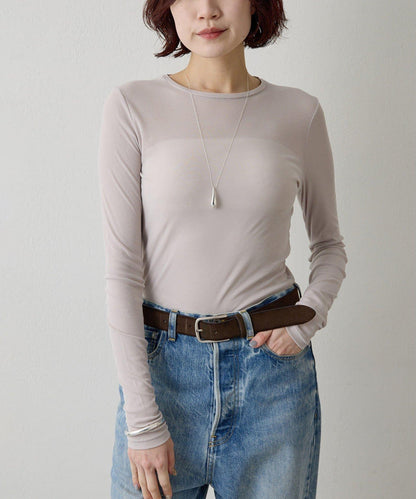 透肌彈力長袖T恤