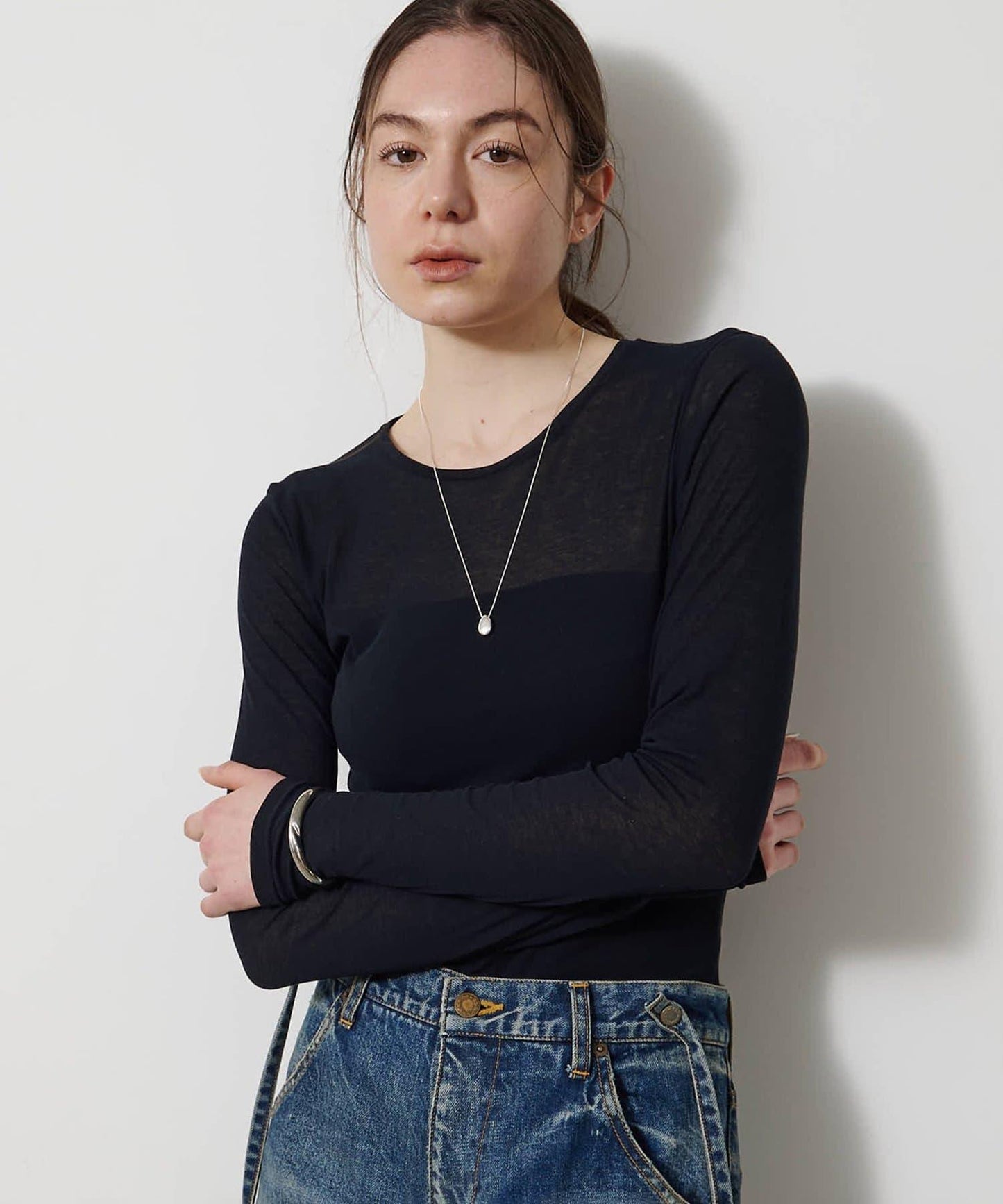 透肌彈力長袖T恤