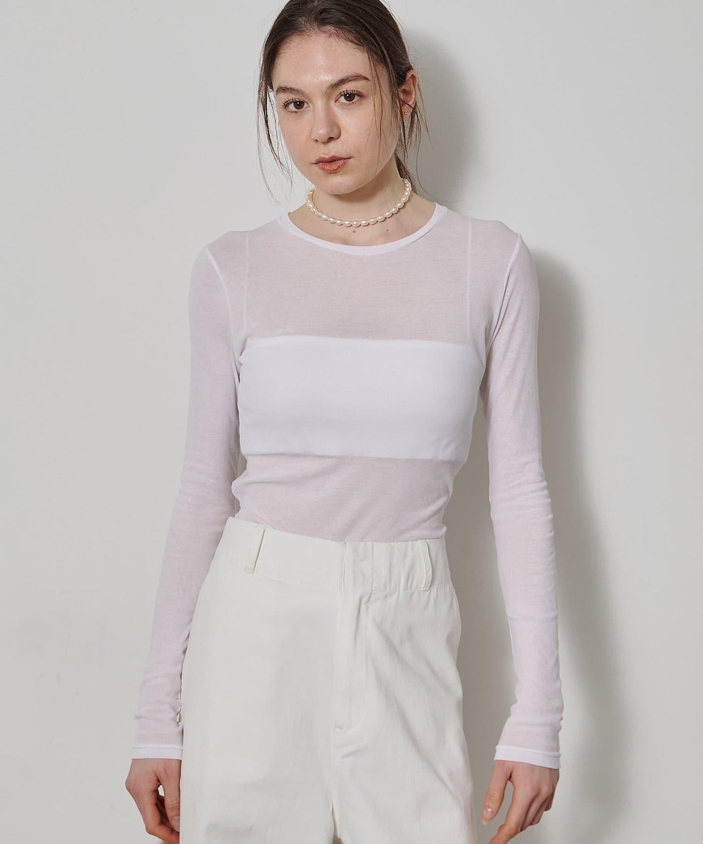 透肌彈力長袖T恤