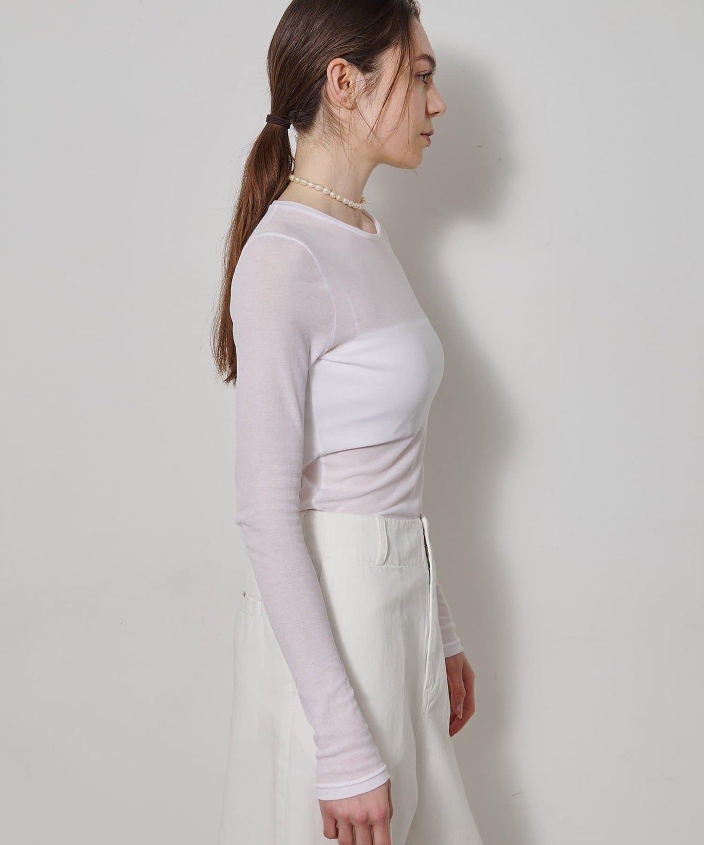 透肌彈力長袖T恤