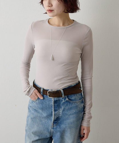 透肌彈力長袖T恤