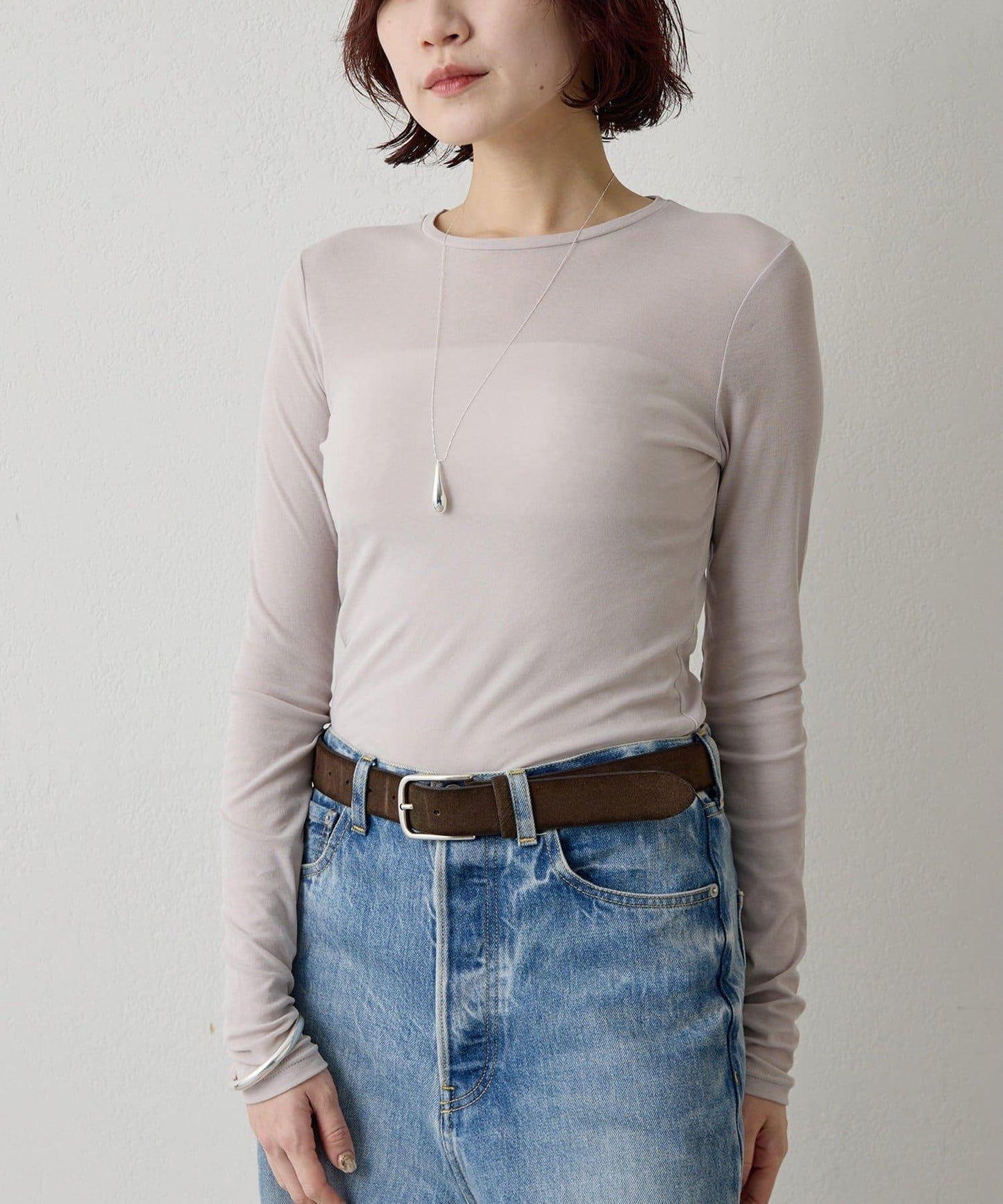 透肌彈力長袖T恤