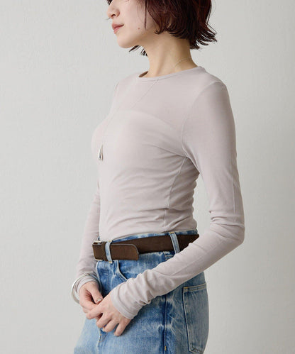 透肌彈力長袖T恤