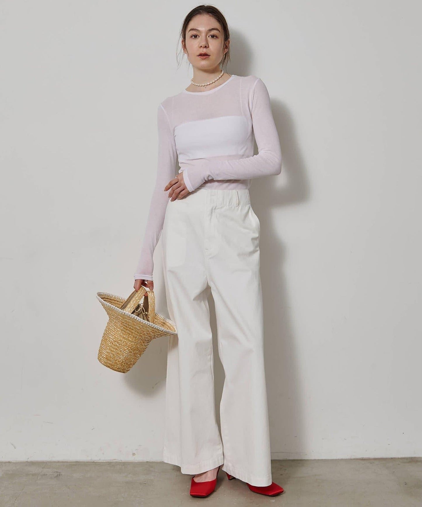 透肌彈力長袖T恤