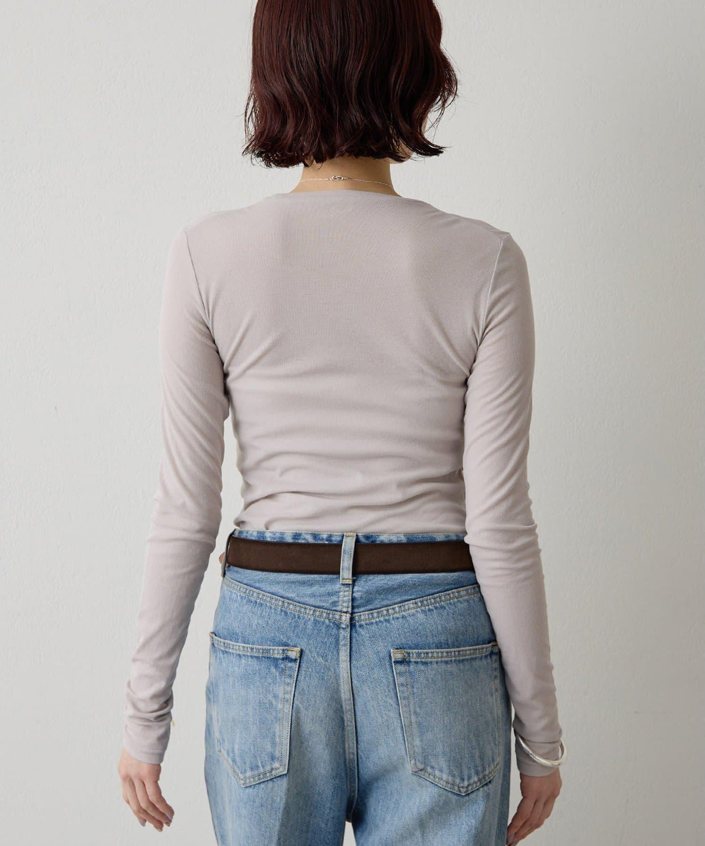 透肌彈力長袖T恤