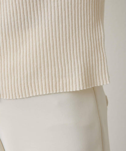 無縫羅紋針織開衫