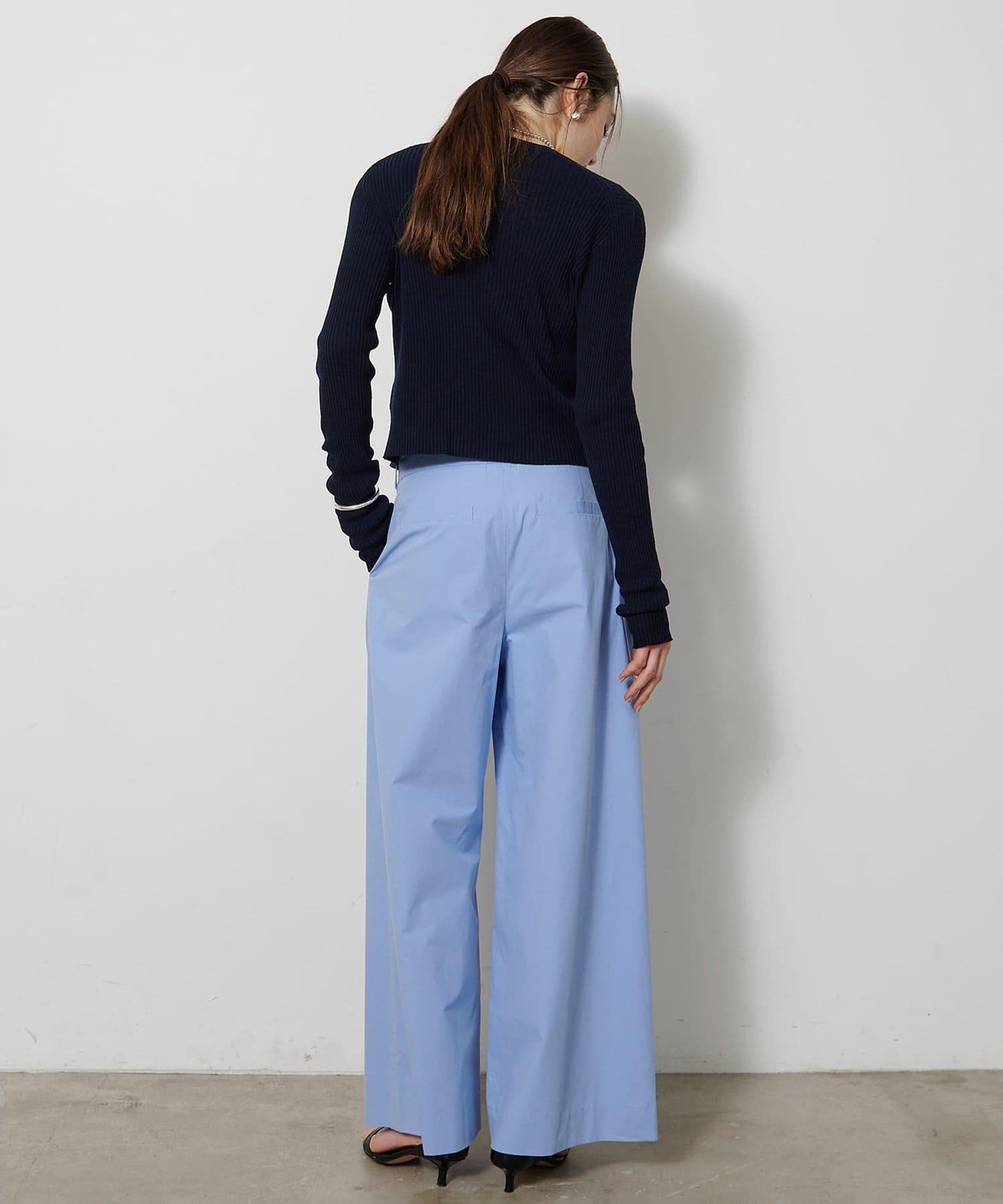 無縫羅紋針織開衫