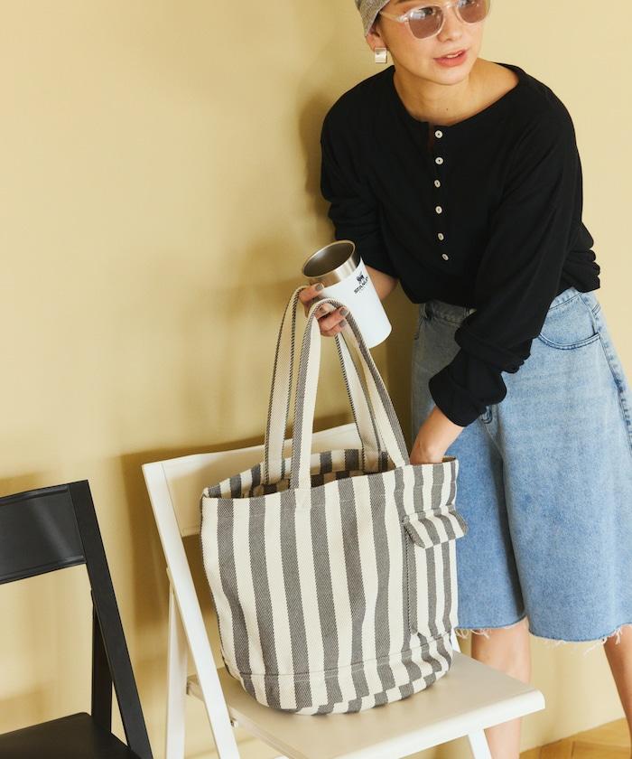 再生棉 中號托特包 SNミディアム F款