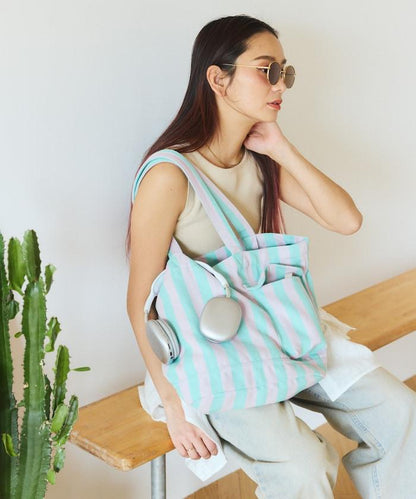 再生棉 中號托特包 SNミディアム F款