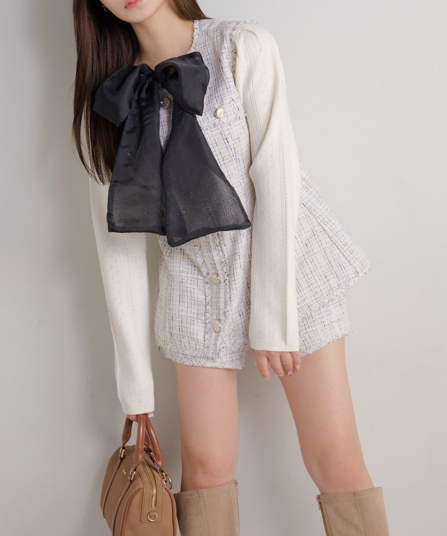 Seemi 可成套搭配 花呢短褲