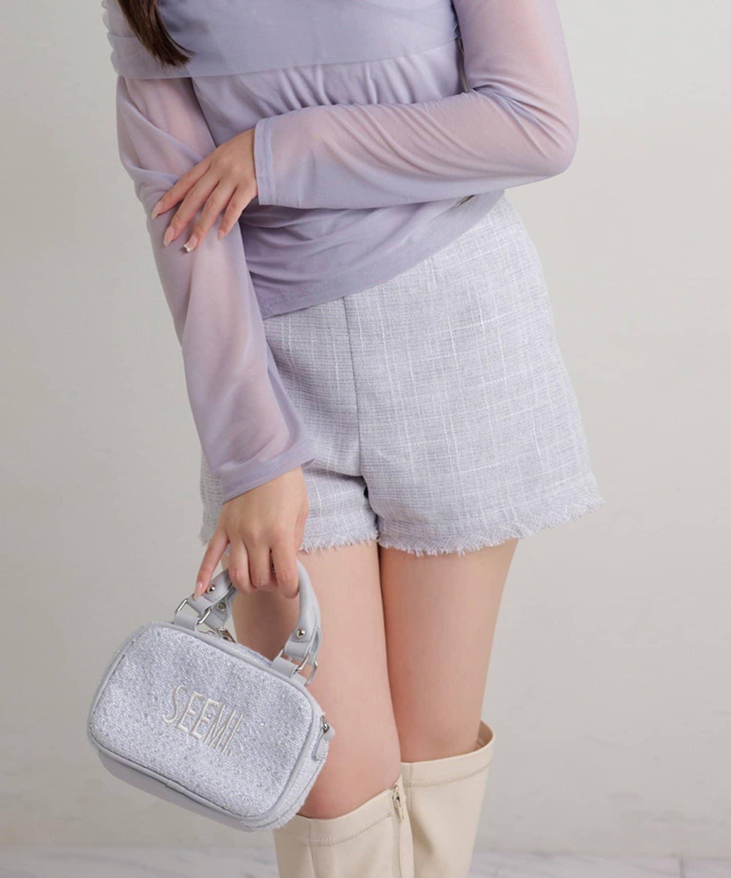 Seemi 可成套搭配 花呢短褲