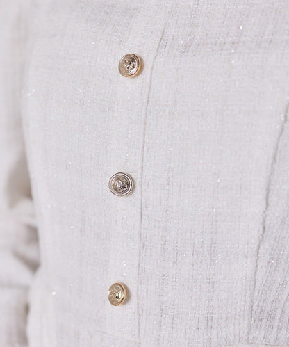 one after another 後背蕾絲荷葉下襬上衣