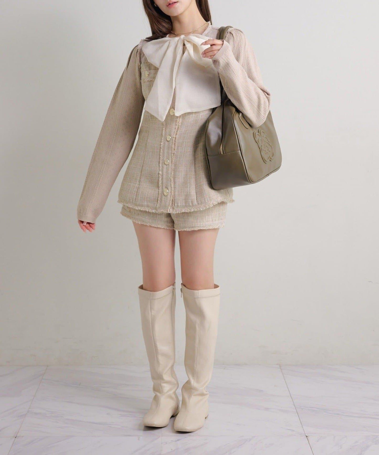 Seemi 可成套搭配 花呢短褲