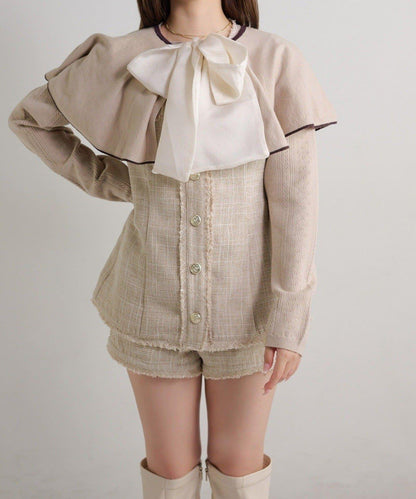 Seemi 可成套搭配 花呢短褲