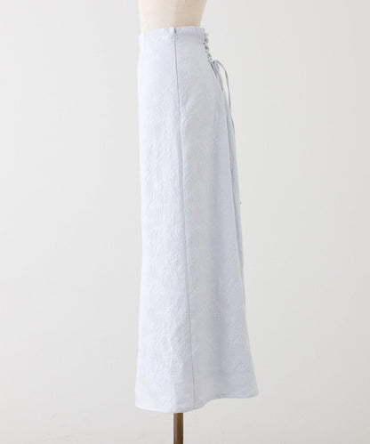 Seemi. 開叉修身 後繫帶 半身裙