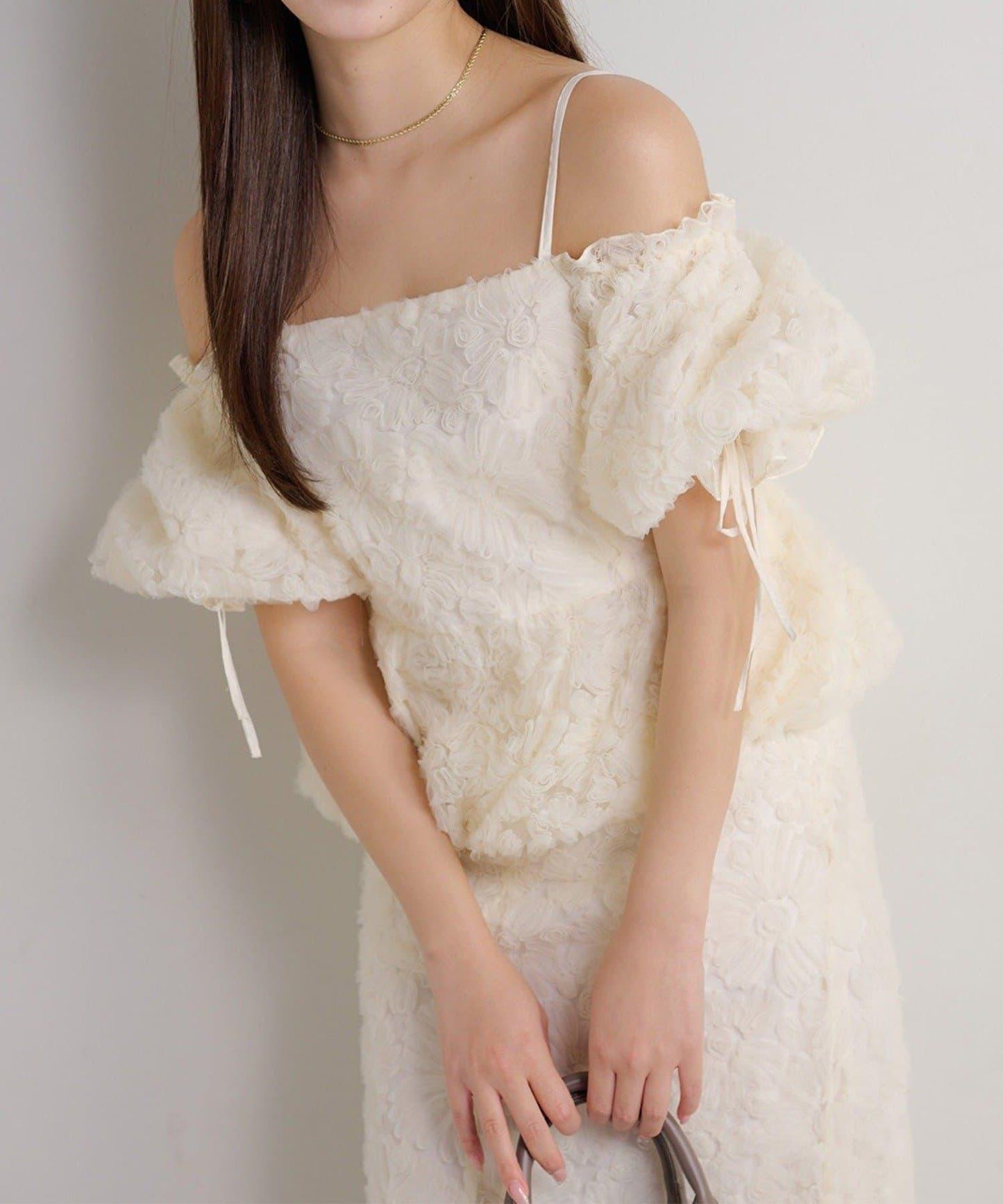 Seemi. 開叉修身 後繫帶 半身裙