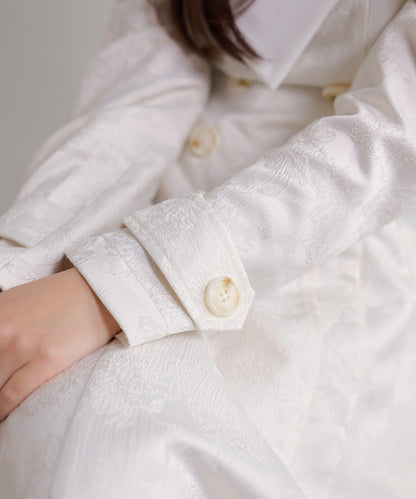 Seemi. 大翻領 長款 連衣裙