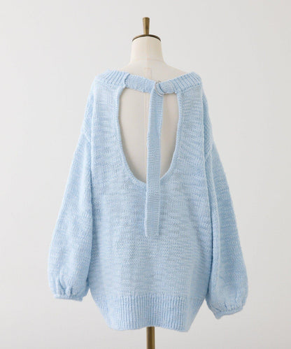 Seemi. 粗節針織 罩衫連衣裙