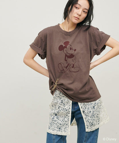 GOOD ROCK SPEED ミッキー 植絨印花T恤