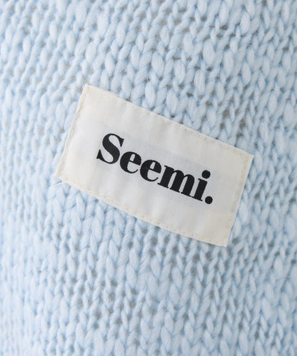 Seemi. 粗節針織 罩衫連衣裙