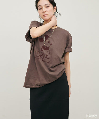 GOOD ROCK SPEED ミッキー 植絨印花T恤