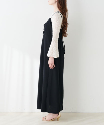 垂墜剪裁吊帶連衣裙