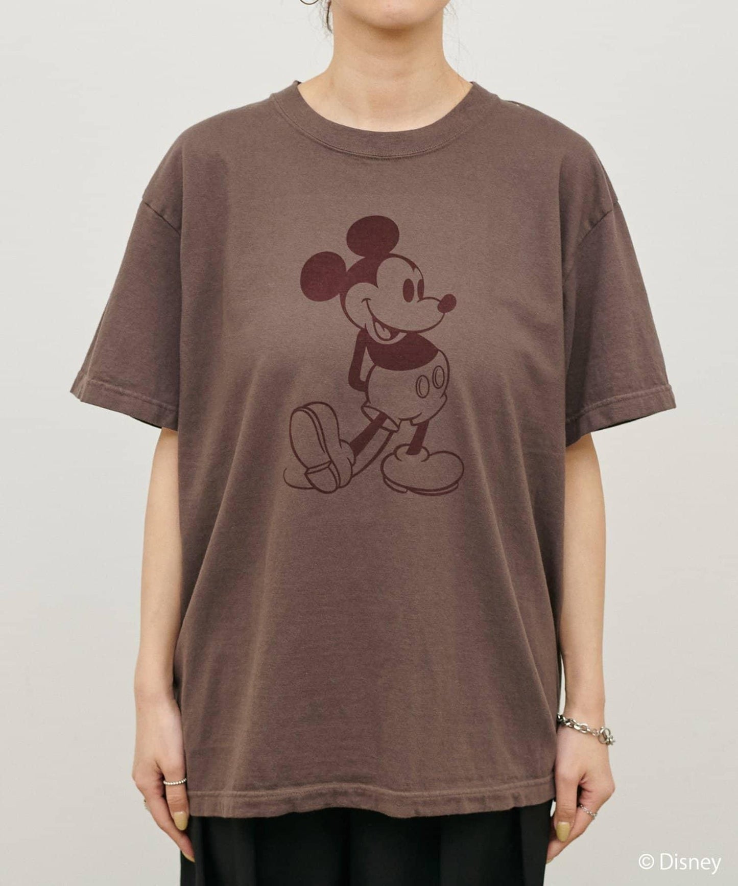 GOOD ROCK SPEED ミッキー 植絨印花T恤