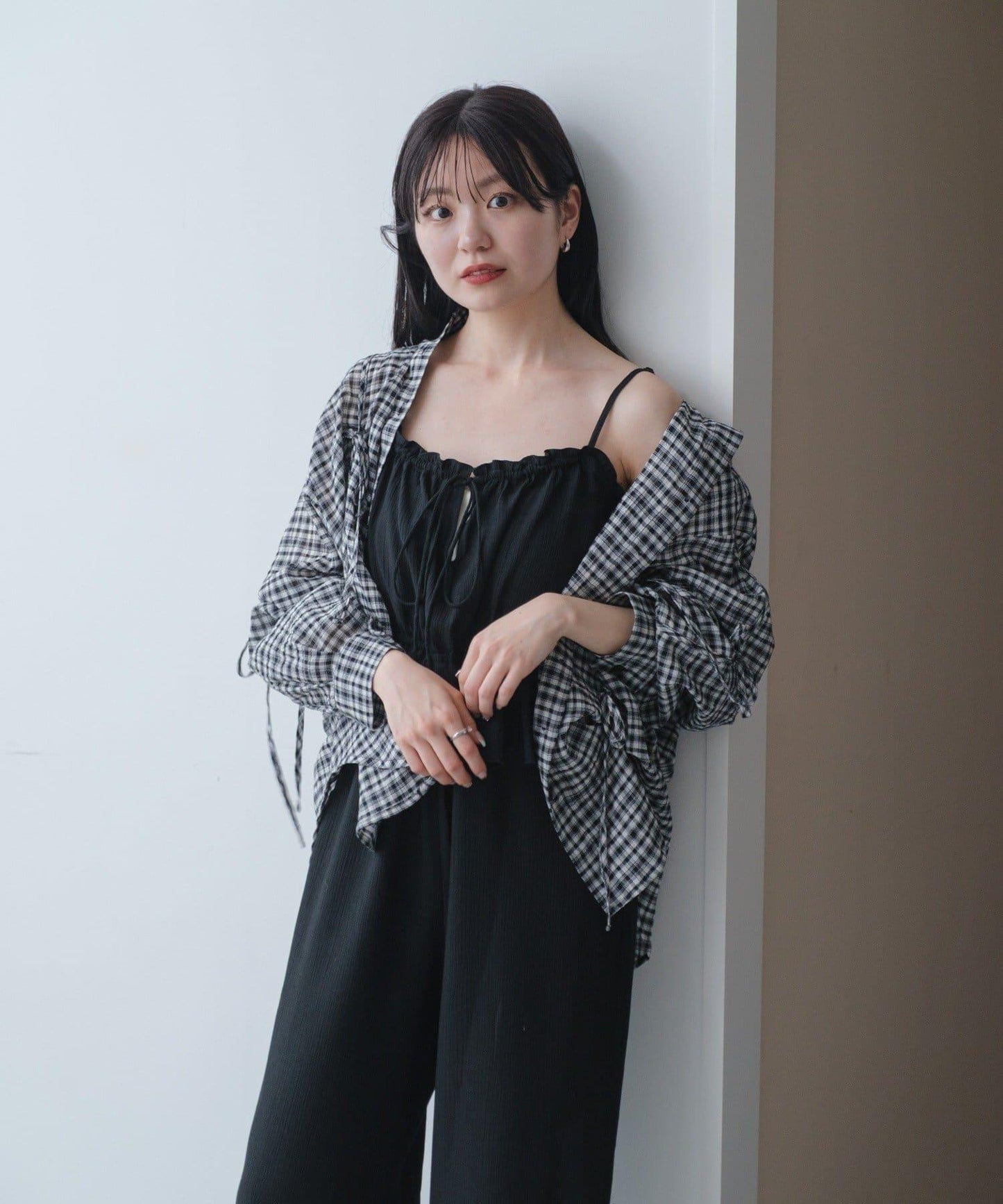 網絡限定 小個子尺碼 兩種尺碼 荷葉邊 吊帶連體褲