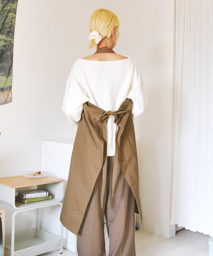 4way 單肩設計 圍裙