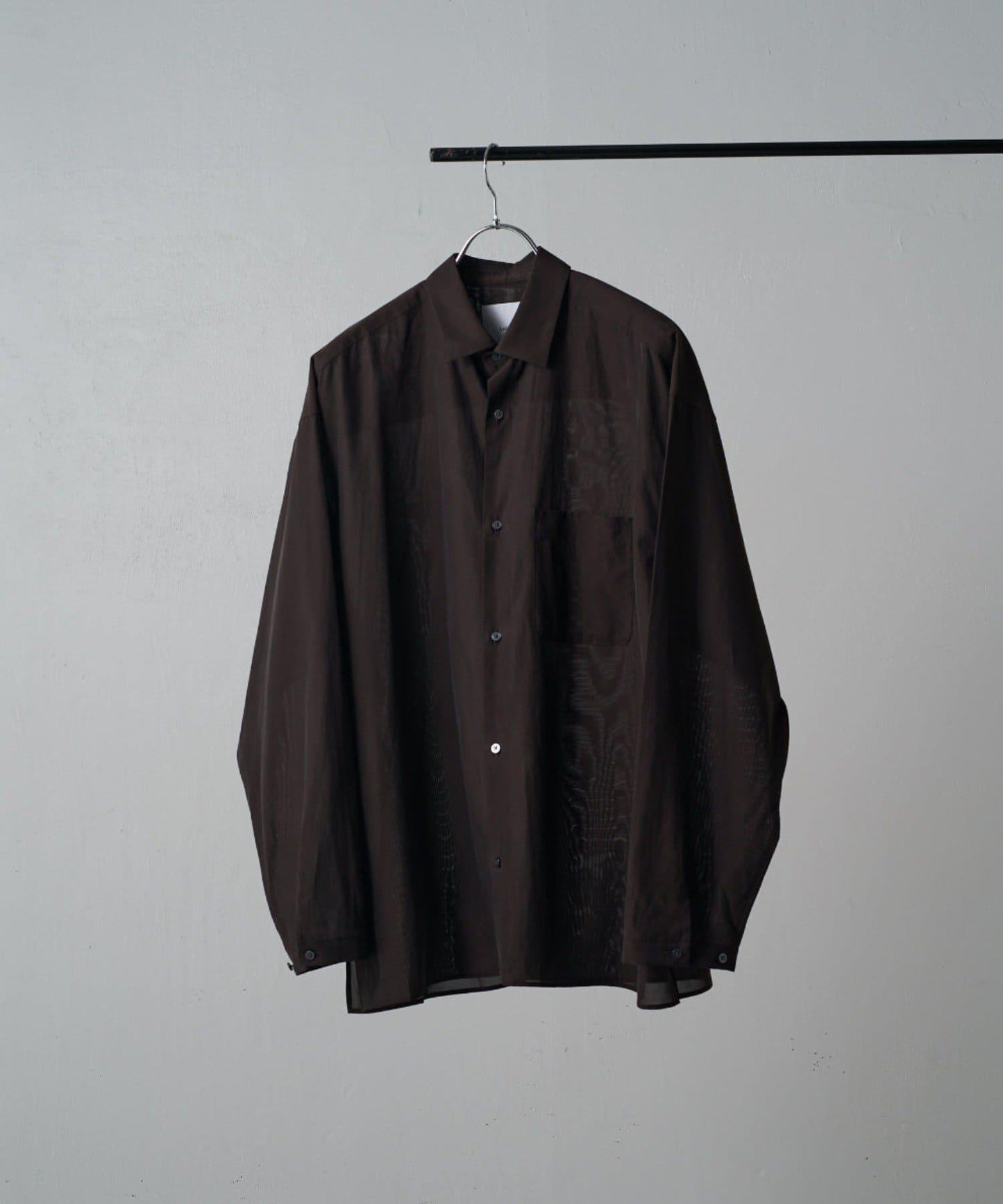 銅氨混紡寬鬆襯衫