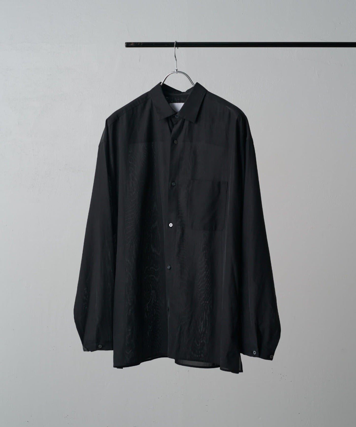 銅氨混紡寬鬆襯衫