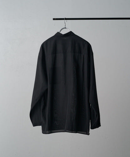 銅氨混紡寬鬆襯衫