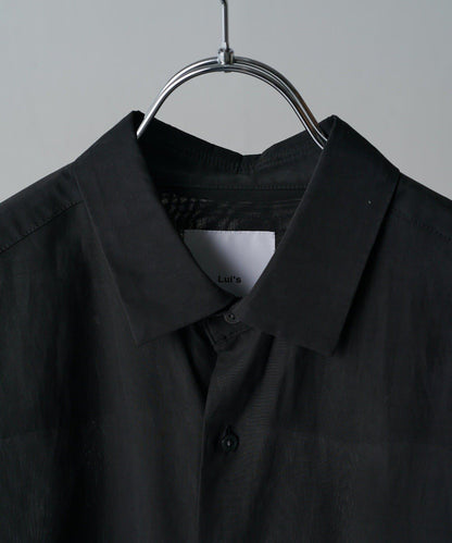 銅氨混紡寬鬆襯衫