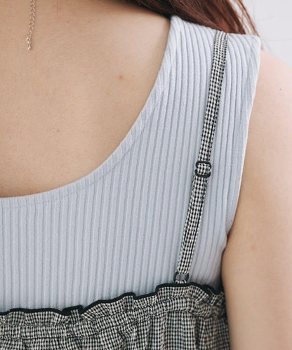 網絡限定 小個子尺碼 兩種尺碼 荷葉邊 吊帶連體褲