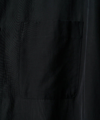 銅氨混紡寬鬆襯衫