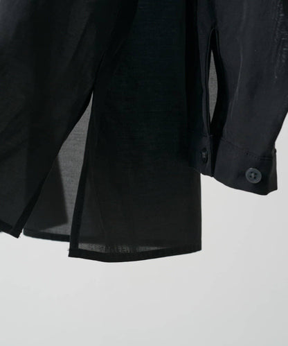 銅氨混紡寬鬆襯衫