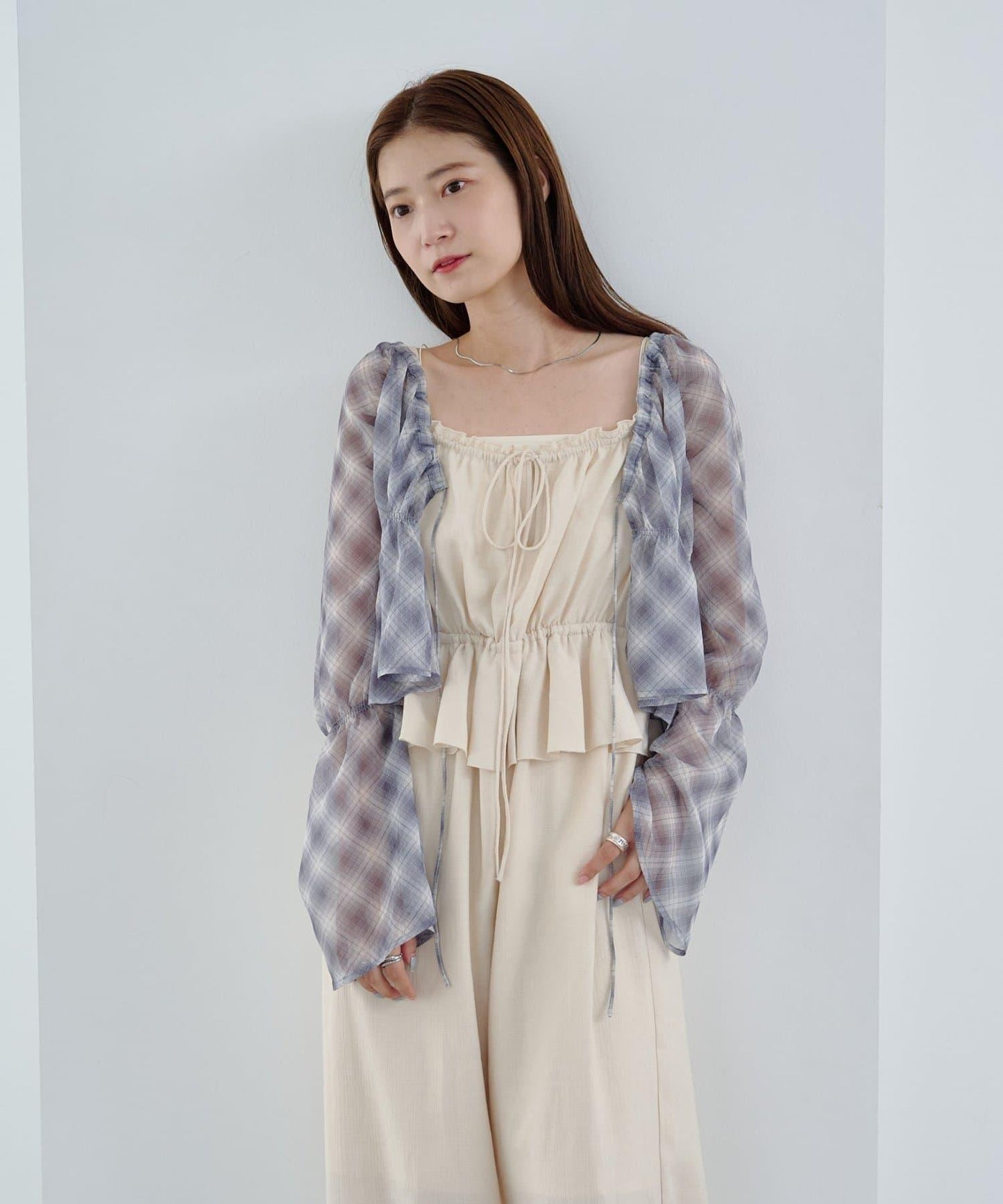 網絡限定 小個子尺碼 兩種尺碼 荷葉邊 吊帶連體褲