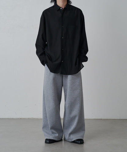 銅氨混紡寬鬆襯衫