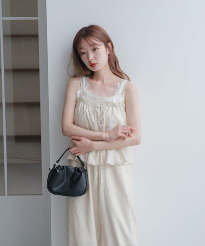 網絡限定 小個子尺碼 兩種尺碼 荷葉邊 吊帶連體褲