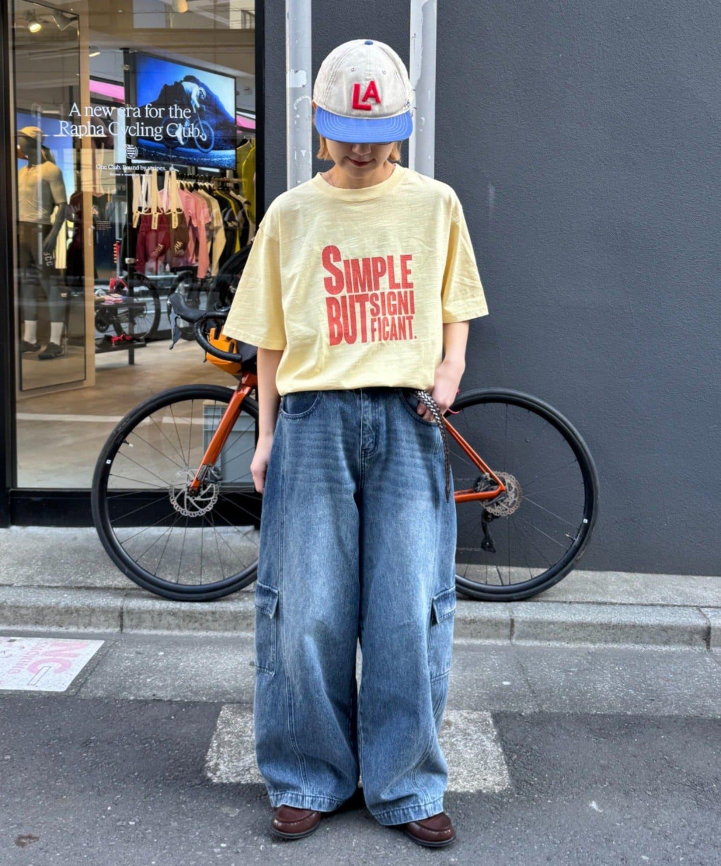 男女同款 大碼可選 竹節針織 顏料染Logo T恤